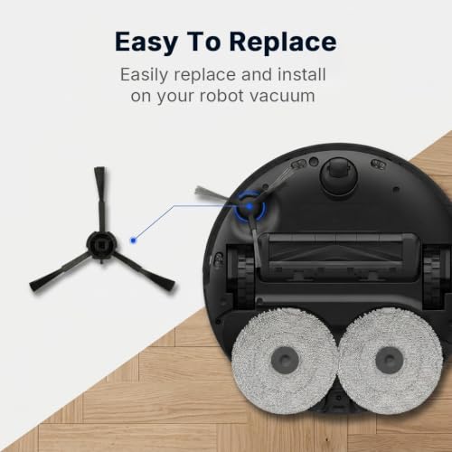 Image of HASTHIP 2Pcs Side Brushes for Dreame L40 Ultra AE /L40s Ultra CE /L40s Ultra AE /L10s Ultra Gen 2 /L20 Ultra /X30 Ultra / L10s Pro Ultra Robot Vacuum Replacement Side Brushes for Cleaning Floors /Carpets
