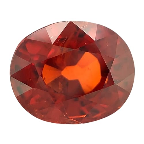 Grenat spessartine naturel GH_NAT_10042 pierre ovale pour fabrication bague et collier
