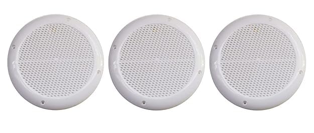 Image of Wall Exhaust Fan Chimney Vent Pipe Back Cover and Mosquito Net Dust Controller White Round Shape (for 8 Inch Round Holes Pack of 3)