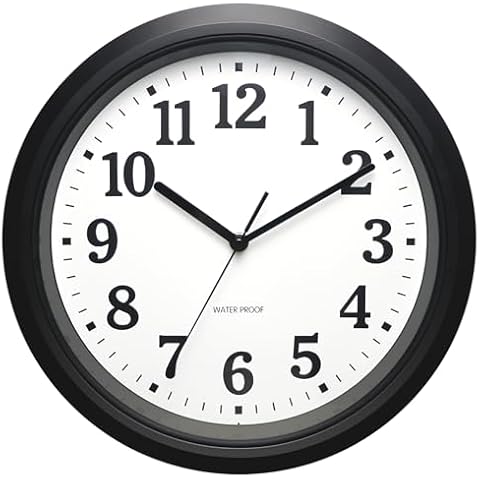 Caysie 12 Inch Waterproof Wall Clock Cover