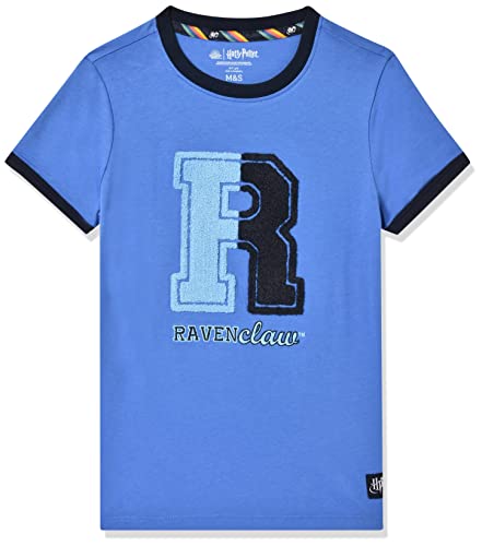 Image of Marks & Spencer Unisex Kids Printed Cotton Round Neck Regular Fit T Shirt