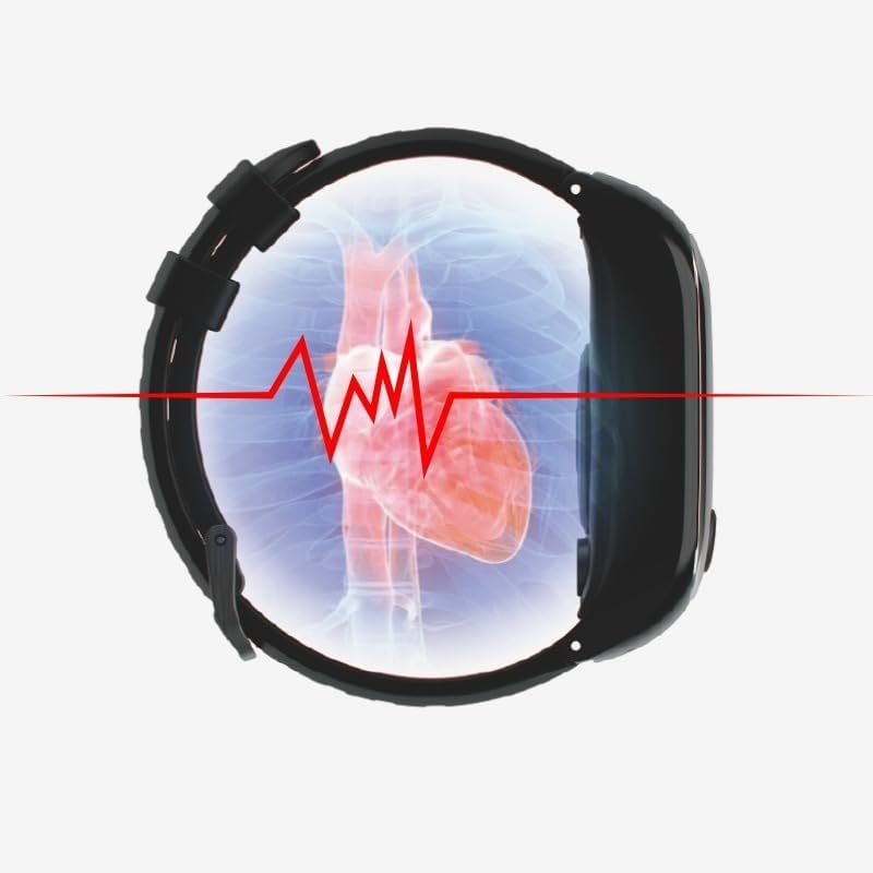 L16PRO Smart Watch heart rate monitoring graphic