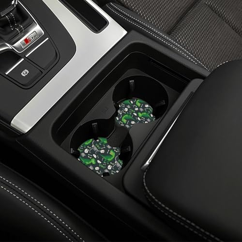 Juego de posavasos antideslizantes para auto universal miniatura 5