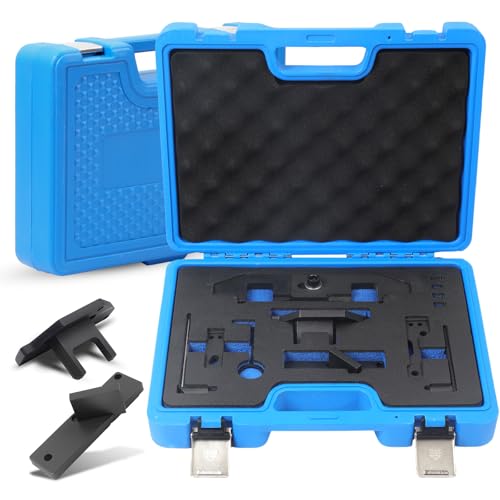 XSTARYE 9PCS Outils de Calage Distribution Kit Compatible avec Citroen, pour Peugeot, pour Opel, pour 1.0, 1.2 Vti (VVT) /pour GDI PureTech Petrol 0109-2A,...
