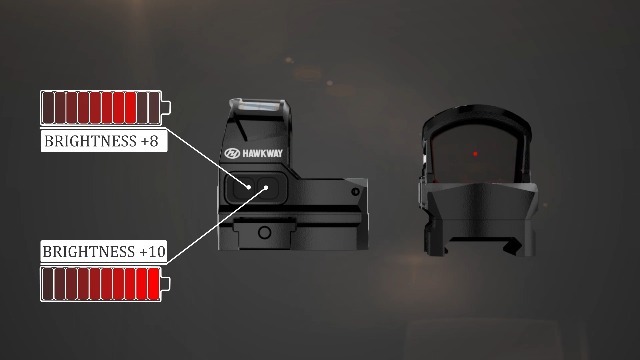 DMC HAWK acute ② Trijicon 4x32 ACOG BAC Dual-Illuminated Rifle TA31-D-100581 B&H