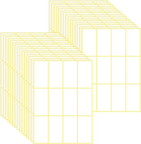 YLmeet Date Labels – Removable Fridge Label Stickers for Food Containers, Cans, Jars, and Storage Organisations (360pcs 64x32 mm)