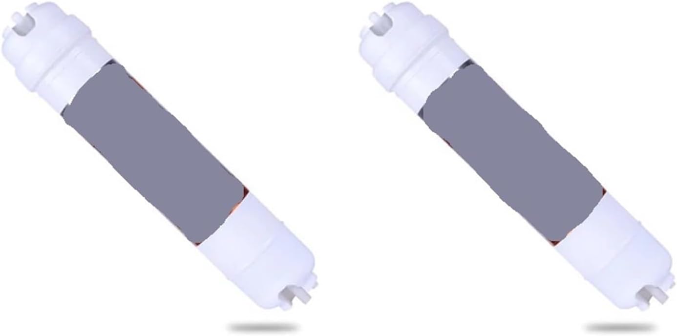 2Pcs 8Inch 1/4Inch Water Purifier Filter Quick Connect Elements UF Ultrafiltration Membrane Integrated