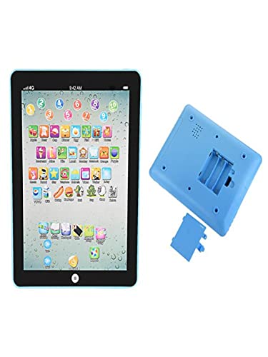 MINIKID Toddler Learning Tablet with WordsNumbersColorGamesMusic, Interactive English Educational Tablets for Baby Toddler Toys Language Learning Education Tablet Giftã€US Fast Shipmentã€‘ (Blue2)