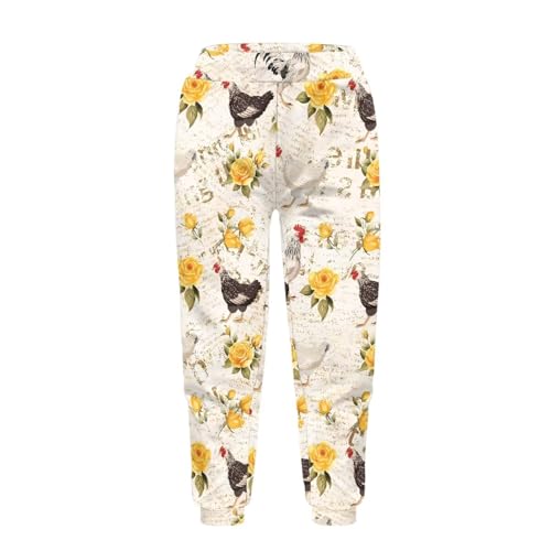 Girls Active Jogger Sweatpants Novelty Casual Boys Athletic Pants