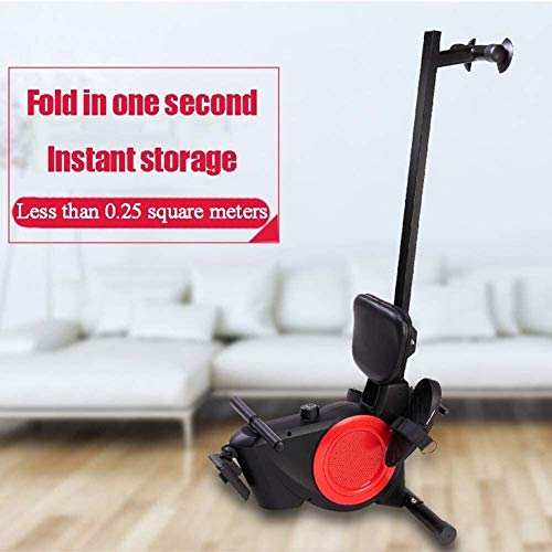 Image of Rowing Machine with Magnetic Adjustable Resistance Fitness Rower with 8 Levels of Magnetic Resistance Quiet Magnetic Brake System LCD Monitor