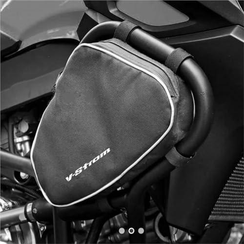 Sacoches latérales de cadre moto Suzuki V-Strom éviter encombrement - 4