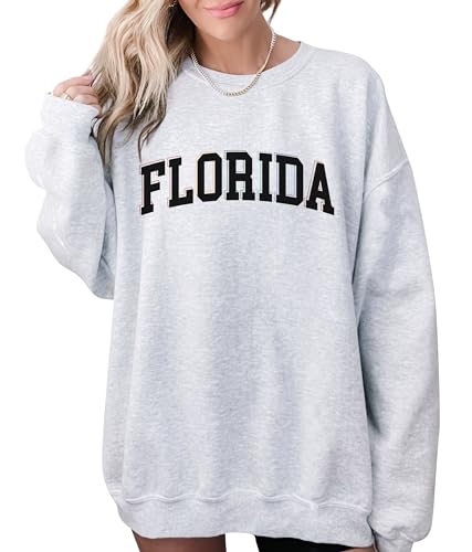 NACRE APPAREL Florida Sweatshirt Cute Summer Florida Beach Hoodie