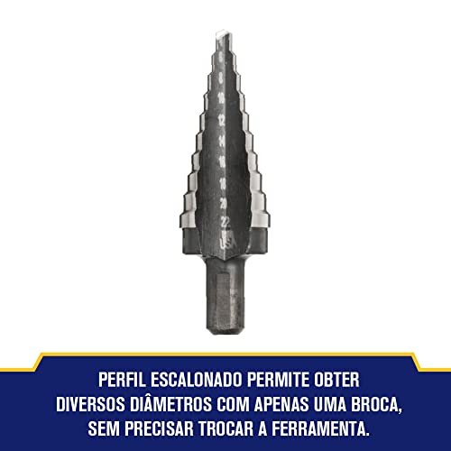 Irwin 11104 Unibit4M 4-Millimeter To 22-Millimeter By 3/8-Inch Shank Step Drill Bit #TOP2