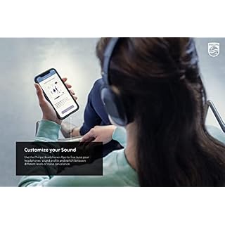 Philips Audio H6506 Casque sans fil avec suppression active du bruit (ANC) et connexion Bluetooth multipoint, TAH6506BK - Les Beatles, Paul McCartney, John Lennon, RIngo Starr, George Harrison Philips Audio H6506 Casque sans fil avec suppression active du bruit (ANC) et connexion Bluetooth multipoint, TAH6506BK – Image 6