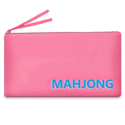 Bolsa para fichas Mahjong con forro de terciopelo