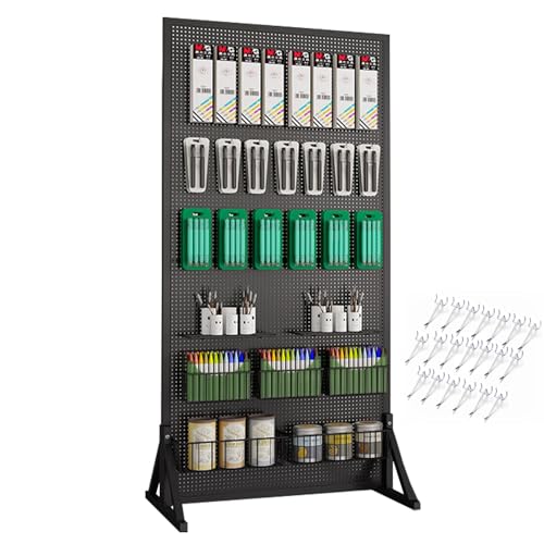 Panneau perforé métallique de rangement noir Svart pour l'organisation d'outils