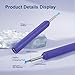 Ear Wax Removal, Ear Wax Removal Tool Camera Built-in 1296P, Earwax Removal kit with 9 Ear Pick and 8 Traditional Tools, Built-in WiFi IP67 Waterproof (Purple)