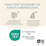 YOUR MOON Luxurious Lightweight Wool Comforter King Size for Summer, 100% Natural Australian Wool Duvet Insert, Hypoallergenic Premium Wool Filled Comforter, Noiseless Cotton Cover - Image 8