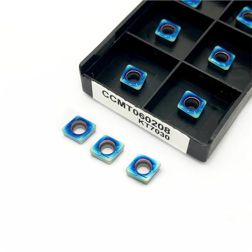 10pcs CCMT060204 CCMT060208 KT7030 herramienta carburo torneado CNC miniatura 3