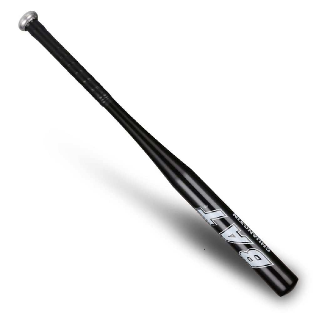 86cm Batte de Baseball Aluminium 34 Pouces Bleu Noir Argent au Choix Batte Base-Ball métal Adulte Pro Léger pour Exercice Joueurs Jeu Homme Femme 86cm de Longueur Solide Durable à la Mode (Noir)