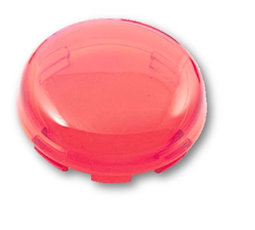 Orange Cycle Parts Red Bullet/Deuce Style Lens for Harley repl # 68973-00
