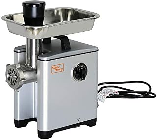 SuperHandy Meat Grinder Sausage Stuffer Electric #8 1/2 HP 240 LBS Per/Hour 370 Watts PRO Duty Aluminum Body Commercial Grade Stainless Steel Cutlery Feeding Tray & Neck