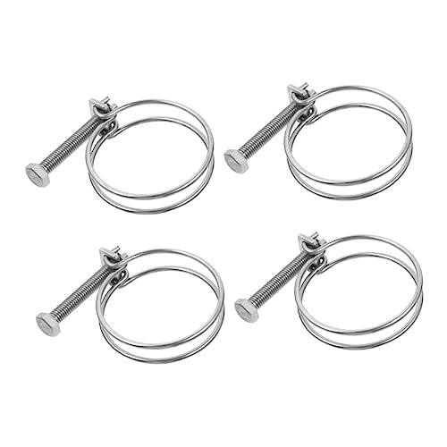 SEWACC Stainless Steel Hose Clamp 31-36mm Pipe Fastener Clamp Lightweight Durable