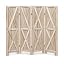 Natural - X Pattern - 4 Panel