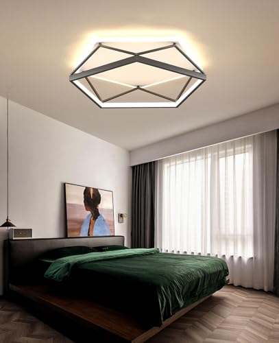 Plafonnier de chambre à coucher noir pour ajuster la lumière sans quitter votre lit douillet