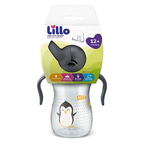 Lillo Copo Evolution Com Canudo 240Ml - Neutro