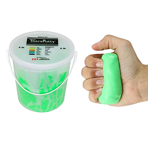 Image of CanDo TheraPutty Standard Hand Exercise Putty For Rehabilitation, Exercises, Hand Therapy, Occupational Therapy, Hand Strengthening, Improve Motor Skills, Stress Relief 5-pound