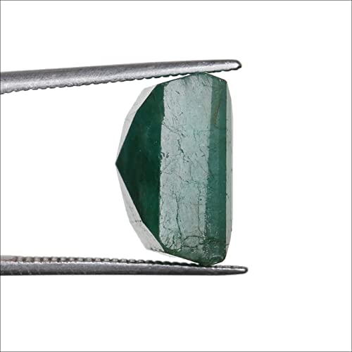 Gemhub U-1019 Loose Gemstones For Jewelry Making 3.00 Carat Square Cut Natural Green Emerald Natural Gemstones thumb #1