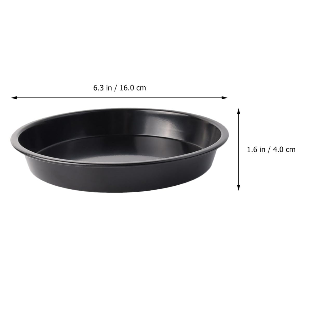 6 Stück Backset für Heißluftfritteuse 6 Zoll Antihaft Kuchenform Pizzapfanne aus Lebensmittelechtem Material Vielseitiges Zubehör für Backen Kochen und Grillen