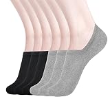 DIBAOLONG Womens No Show Socks Non Slip Flat Boat Line Low Cut Socks 6 Pairs