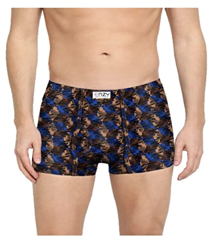Image of The Tinge Men's Eazy Premium Printed Mini Trunk for Men and Boys|Men's Underwear Trunk (Pack of 3)