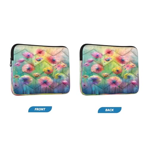 Funda para portátil 13-14 pulgadas impermeable con diseño floral miniatura 2