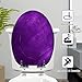 Elongated Toilet Seat Abstract textured light purple Resin Toilet Seat Slow Quiet Close with Quick-Release Hinges Toilet Seat with Cover Easy to Clean Install