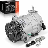 A-Premium Air Conditioner AC Compressor with Clutch Compatible with Chevrolet Silverado 1500 2020-2021, Tahoe 2021, Suburban 2021 & GMC Sierra 1500, Yukon, Yukon XL & Cadillac Escalade, Escalade ESV