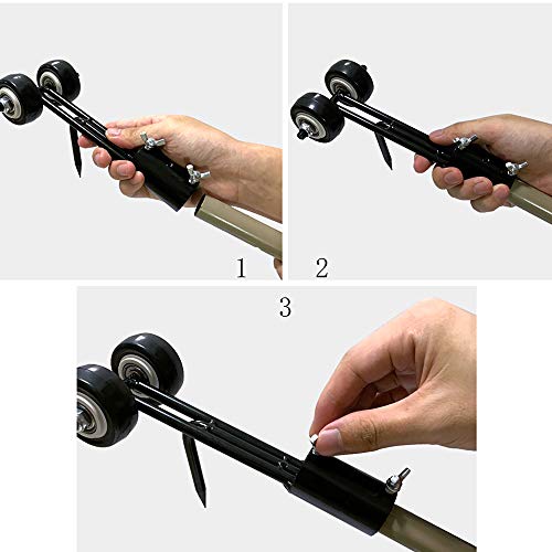 Hawthor Weeder Tool for Garden, Manual Weeds Snatcher, Crack and Crevice Weeding Tool, Weed Puller Tool, Weed Cleaning Tool Garden Tools for Patio Backyard (Straight Hook)