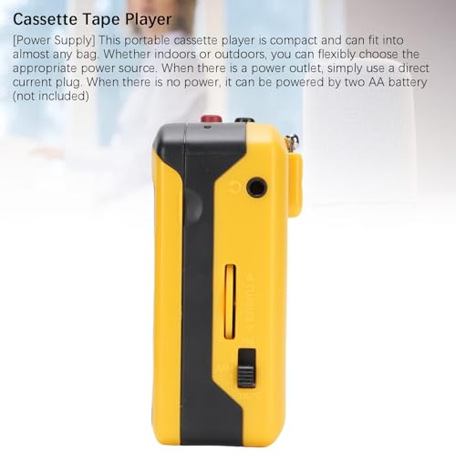 LICAEVEY Retro Cassette Player, Grabadora con Altavoz y Auriculares Incorporados, Grabación Inversa en Cinta, Radio Am FM Portátil para Jardín Doméstico