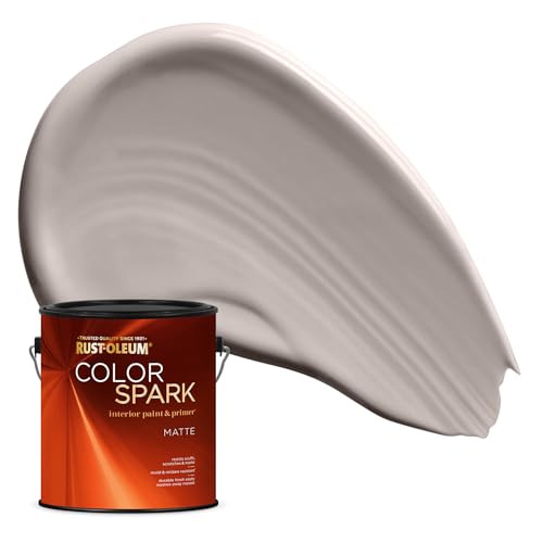 Image of Rust-Oleum Color Spark Interior Paint and Primer in One, Matte, Swedish Knit, 1 Gallon