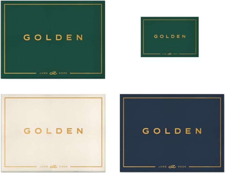 Bts Jungkook - Golden 1st Solo Album Weverse Gift Ver. (Early Bird Set [Shine+Solid+Substance+Weverse Album])