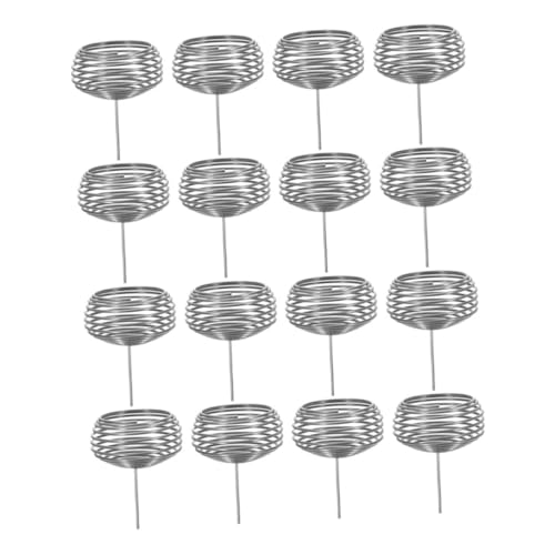 Gogogmee 16 Pcs Stainless Steel Bonsai Fertilizer Box Modern Design for Efficient Plant Growth Easy Cleaning Stylish Nursery Fertilizer Pot for Orchids and Flowers