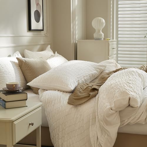 Jellymoni White Duvet Cover Queen Size thumb #6