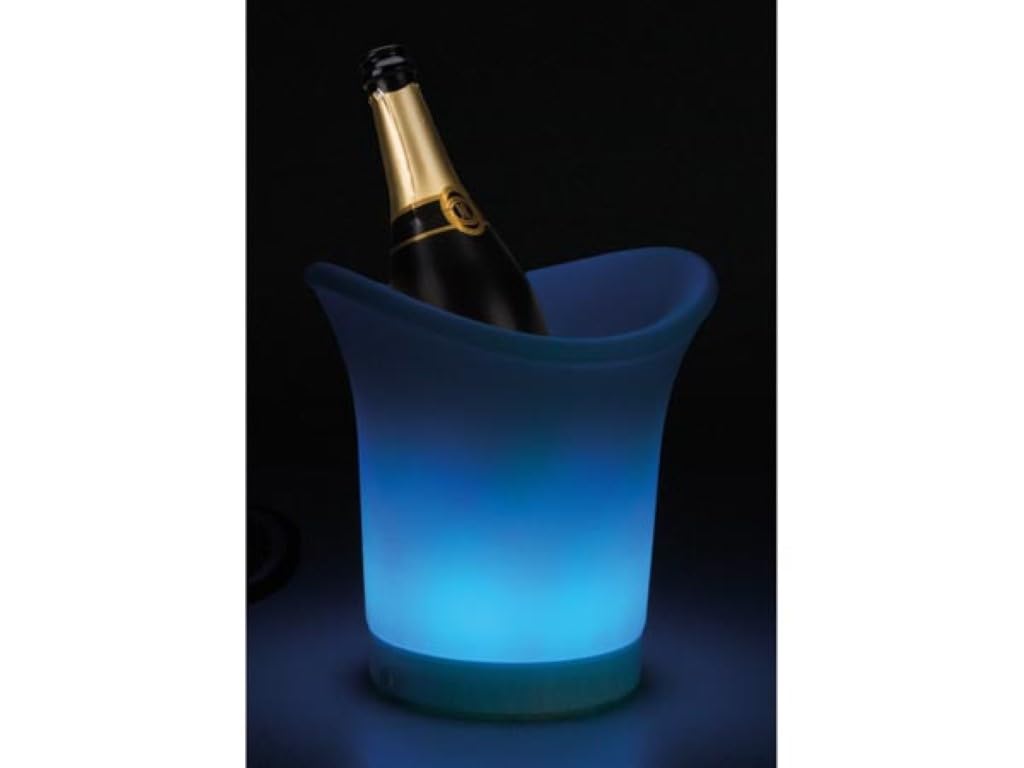 HQ-Power Seau à glace LED coloré, sans fil