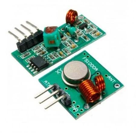 See full amazon price history chart for GoBagee 433Mhz Wireless RF Transmitter & Receiver Kit Module 5VDC For ARM MCU Wireless - Arduino GoBagee 433Mhz Wireless RF Transmitter & Receiver Kit Module 5VDC For ARM MCU Wireless - Arduino (B0BHSP7K3Q) Amazon Price History, Amazon Price Tracker