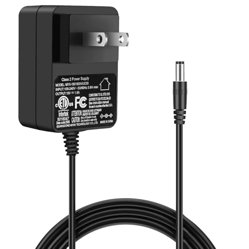 EGK 15V Charger for Theragun Mini 1.0/Prime G4 Massager Gun Replacement Power Adapter Supply Cord