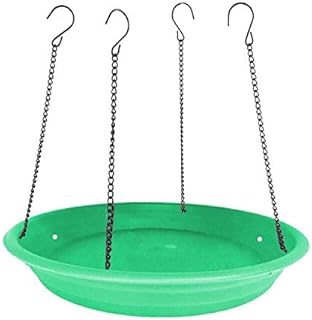 Multi-Purpose Bird Seed Catcher Tray Platform Tray Bird Feeder Seed Tray Bird Feeder Hanging Tray Seed Hoop Seed Catcher & Platform Feeder. Bird Feeders and Accessories （ Green ）