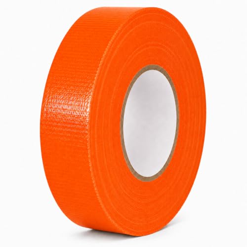 Image of GGR Supplies CDT-36 Orange Cloth Duct Tape, 1.5 Inch x 60 Yards | Industrial Grade; Waterproof and UV Resistant; Clean Removal With No Sticky Residue; Repairs, Packaging, Bundling and Sealing