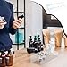 NBEADS 12-Slot 2 Tier Wine Bottle Stopper Display, Clear Acrylic Wine Stopper Holder 30.4x10x8.2cm/11.96x3.9x3.2inch Wine Stopper Display Stand Rack for Countertop, Inner Diameter: 0.75inch